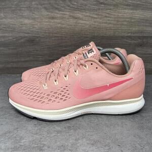 Nike Air Zoom Pegasus 34 Sneakers Womens Size 9 Running Shoes 880561-606 Pink